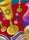 Cup, Haggadah, & Candles