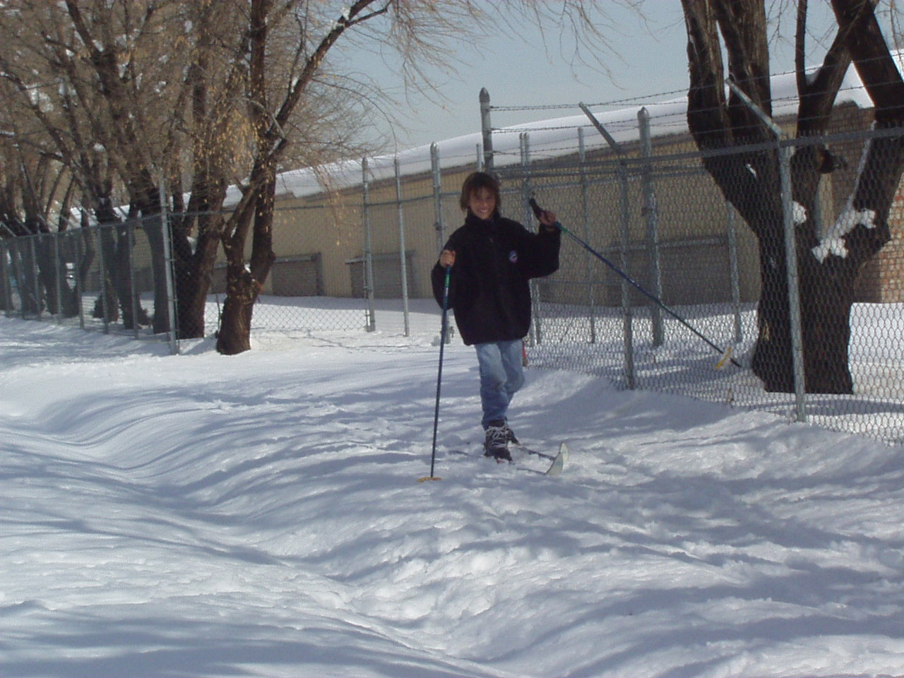 Stephen on X-Country Skis
